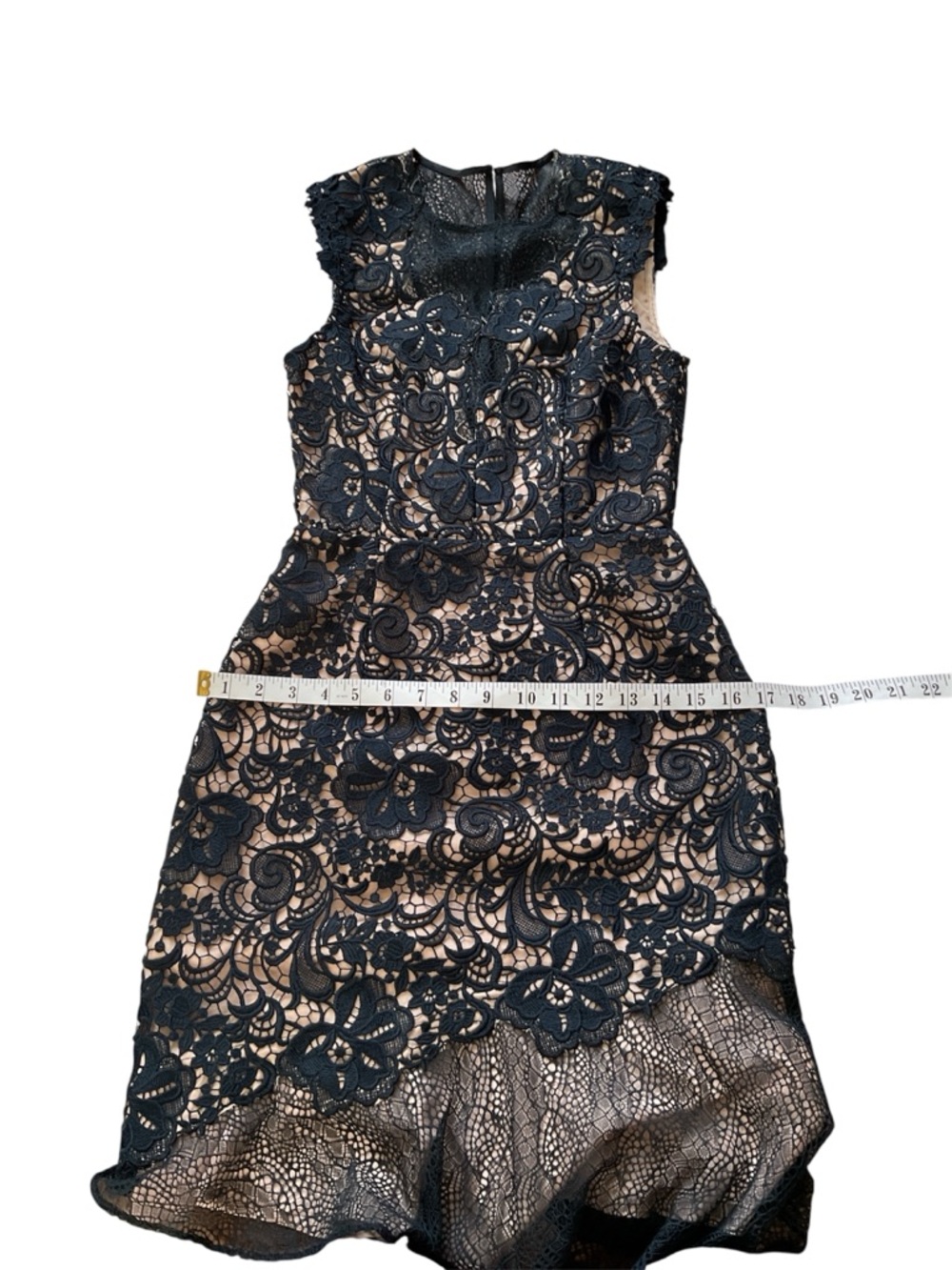 NWT Reiss June Lace Navy Blue Dress, size US 2 - Picture 13 of 14
